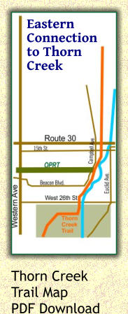 Thorn Creek Trail Map PDF Download Eastern Connection to Thorn Creek